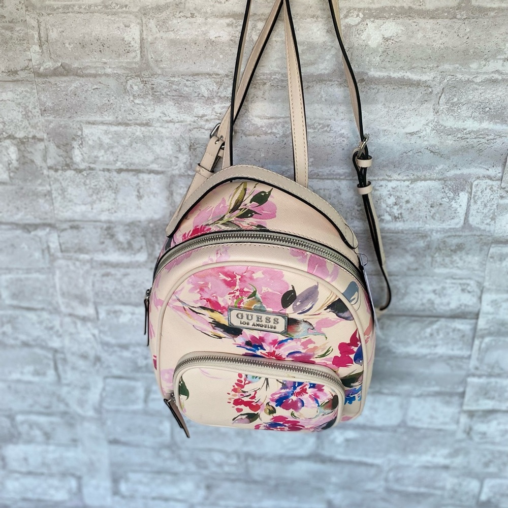 New Mini Guess Women's Floral Backpack